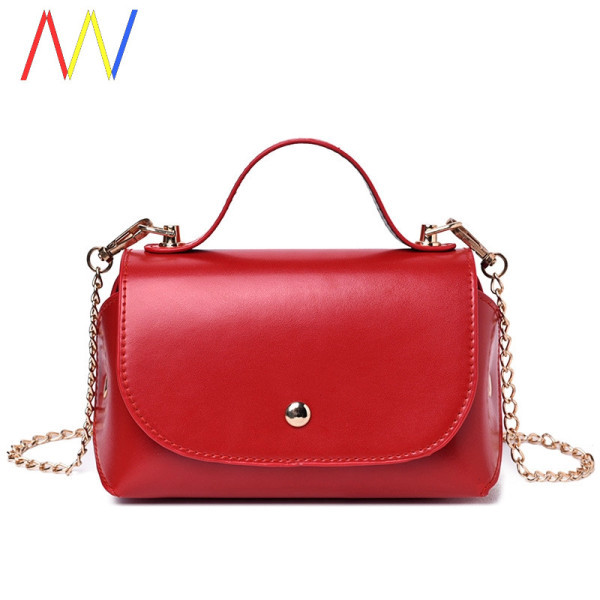 Öko-nahast naiste minikott metallist ketiga