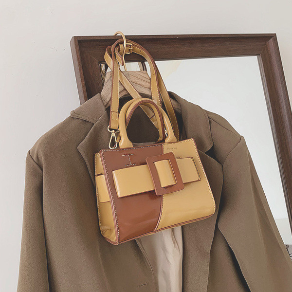 Hétköznapi női táska hosszú és rövid füllel, négy színben