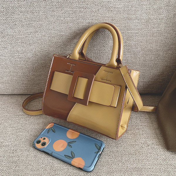 Hétköznapi női táska hosszú és rövid füllel, négy színben