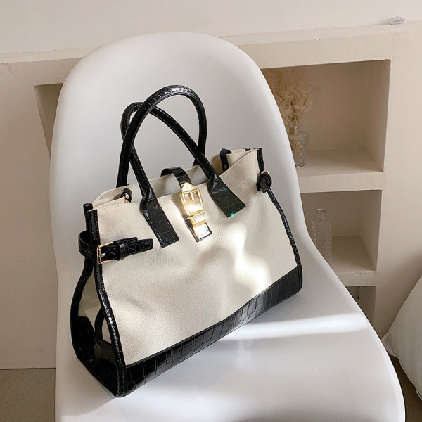 Retro stiilis lühikeste ja pikkade sangadega naistekott