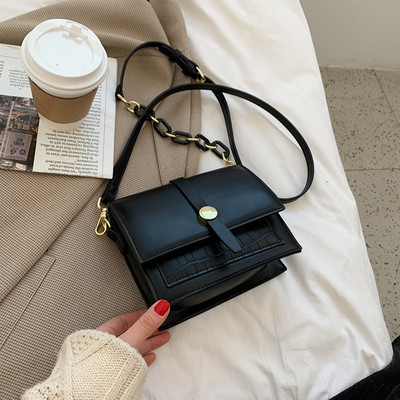 Modern kisméretű műbőr táska nőknek