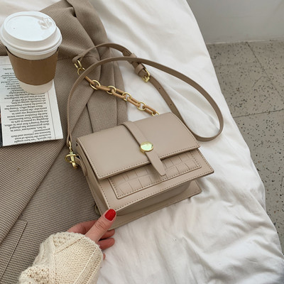 Modern kisméretű műbőr táska nőknek