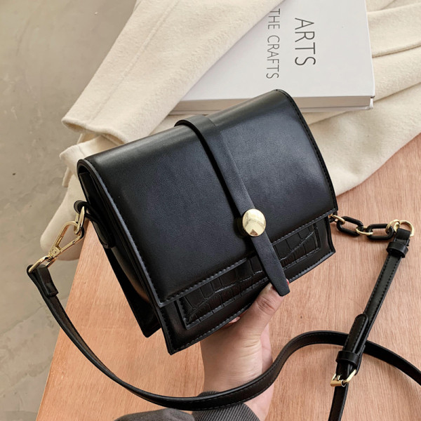 Modern kisméretű műbőr táska nőknek