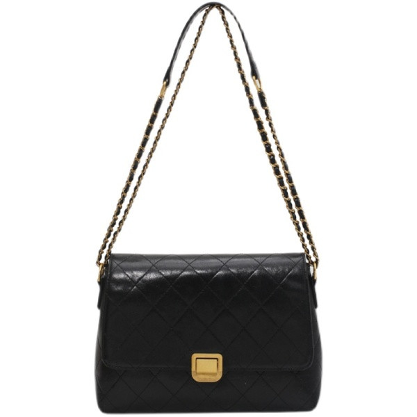 Ženska svakodnevna torba s dugim lancem i metalnom kopčom