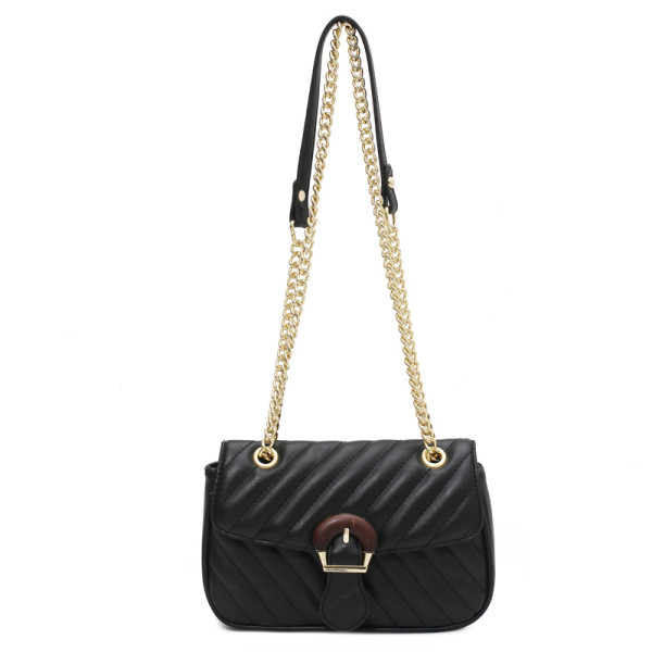 Új modell bőr kézitáska fém válllánccal