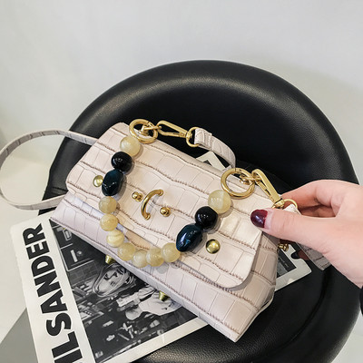 Nahast käekott - pika ja lühikese sangaga