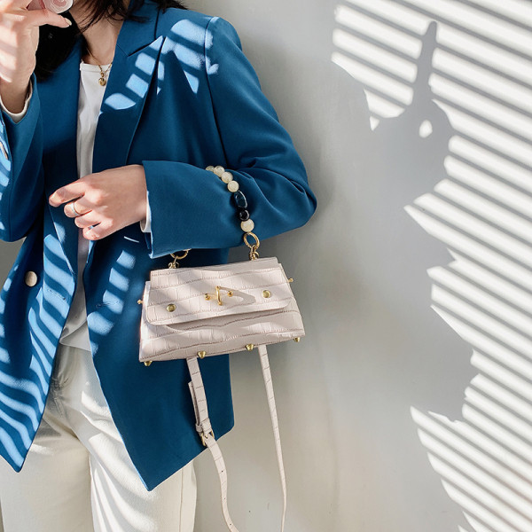 Nahast käekott - pika ja lühikese sangaga