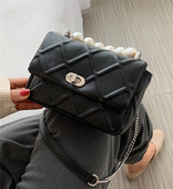 Új modell bőrtáska gyöngyökkel