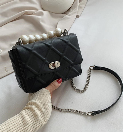 Új modell bőrtáska gyöngyökkel