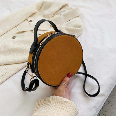 Moodne lukuga naiste kott - ümar kuju