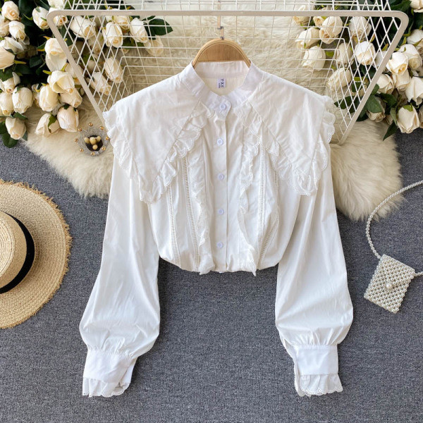 Naiste vabaaja särk retrostiilis nööpidega