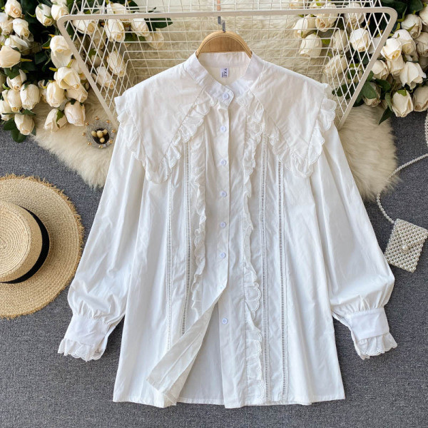 Naiste vabaaja särk retrostiilis nööpidega