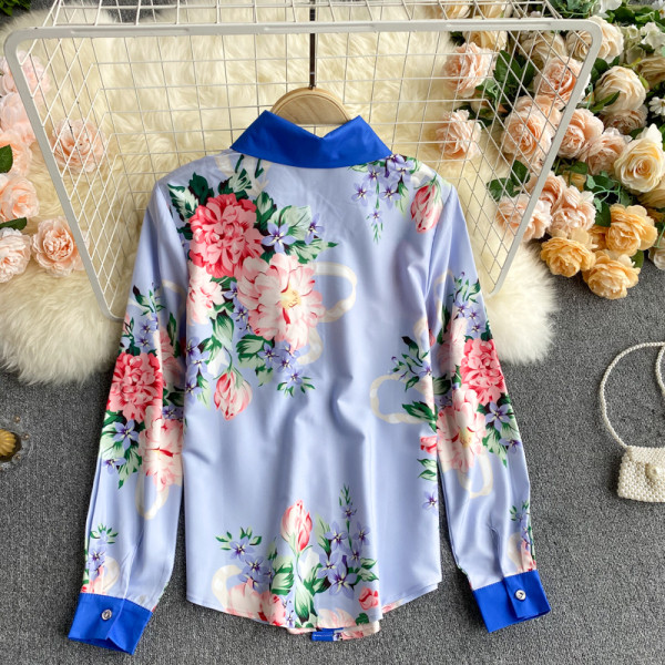 Moderna ženska košulja s klasičnim ovratnikom i gumbima