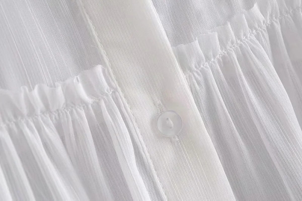 Női fehér ing széles tüll modell