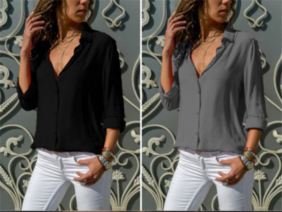 Tavaline pikkade varrukatega naiste vabaaja särk