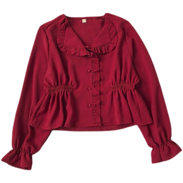 Naiste V-kaelusega pikkade varrukatega särk