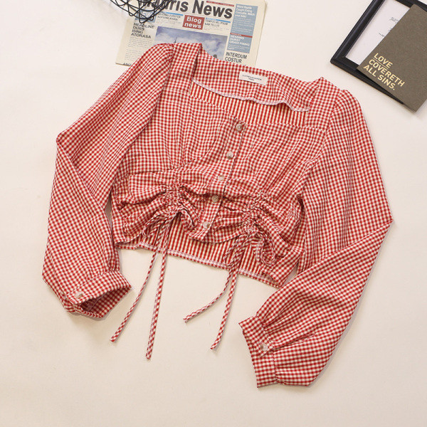 Moderna ženska karirana košulja