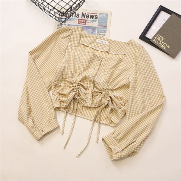 Moderna ženska karirana košulja