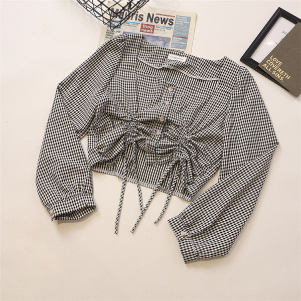 Moderna ženska karirana košulja