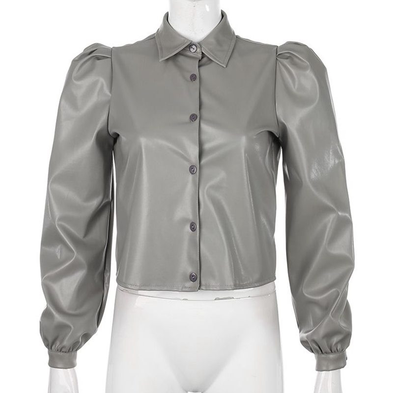 Novi model moderne ženske košulje sa puf rukavima