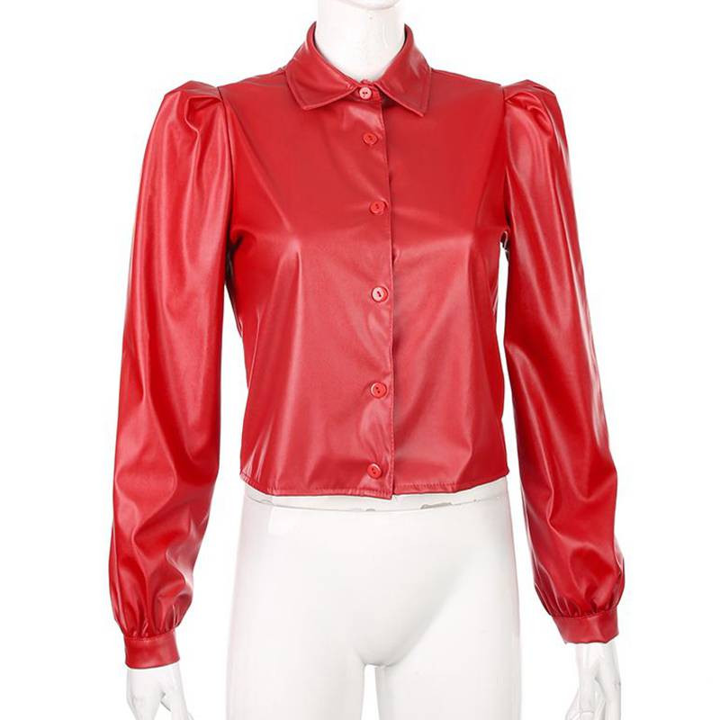 Novi model moderne ženske košulje sa puf rukavima