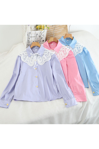 Stílusos női ing csipkével