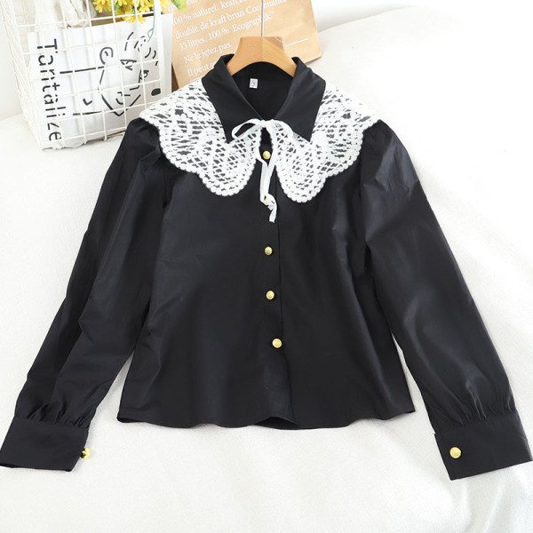 Stílusos női ing csipkével