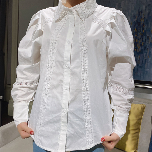 Új modell női ing klasszikus gallérral, három színben