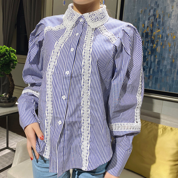 Új modell női ing klasszikus gallérral, három színben