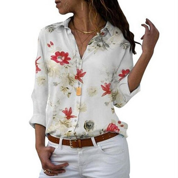 Νέο μοντέλο γυναικείο πουκάμισο με floral μοτίβα