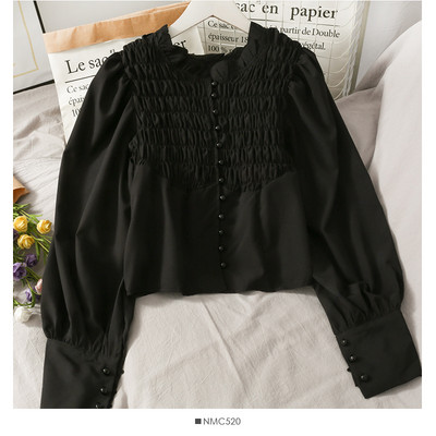 Naiste vabaaja nööpidega särk