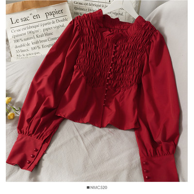 Naiste vabaaja nööpidega särk