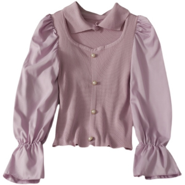 Ženska košulja u retro stilu s klasičnim ovratnikom