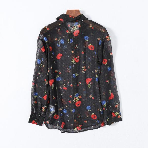 Új modell tavaszi ing virágmintával