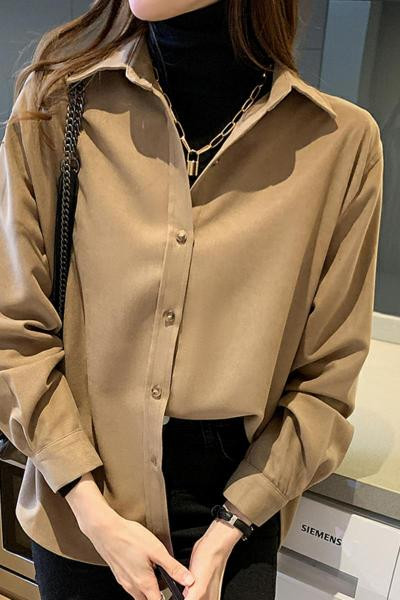 Sima, gombos női ing három színben