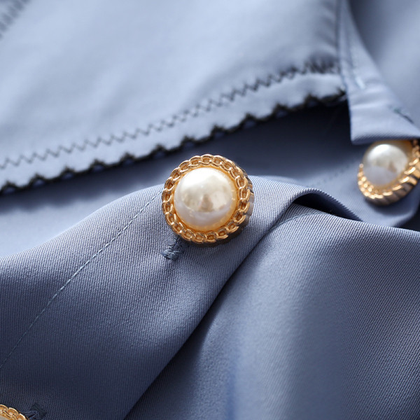 Uue mudeli naiste särk - ümara kaelusega ja pikkade varrukatega