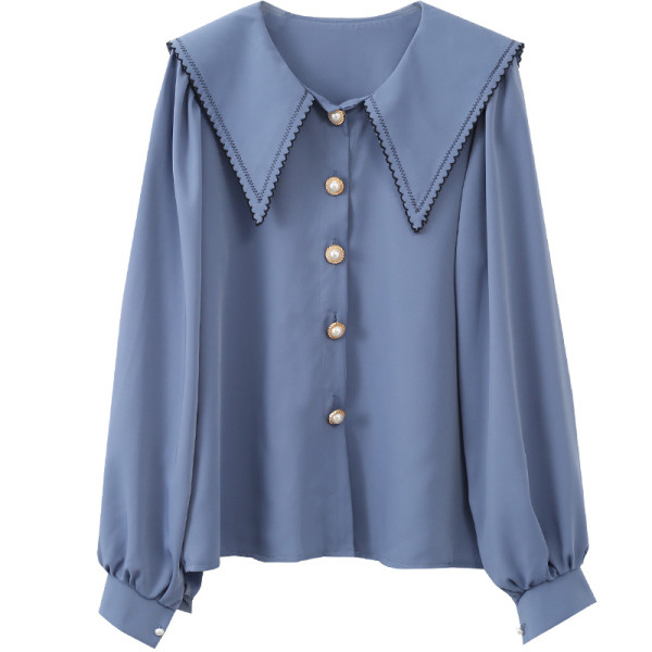 Uue mudeli naiste särk - ümara kaelusega ja pikkade varrukatega