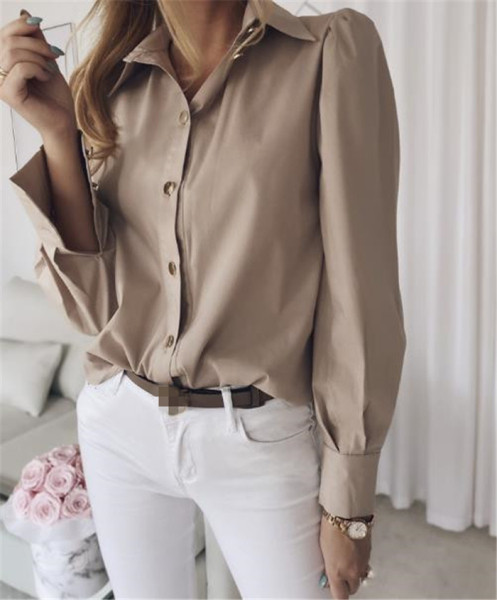 Női ing klasszikus modell három színben - nagy méretben