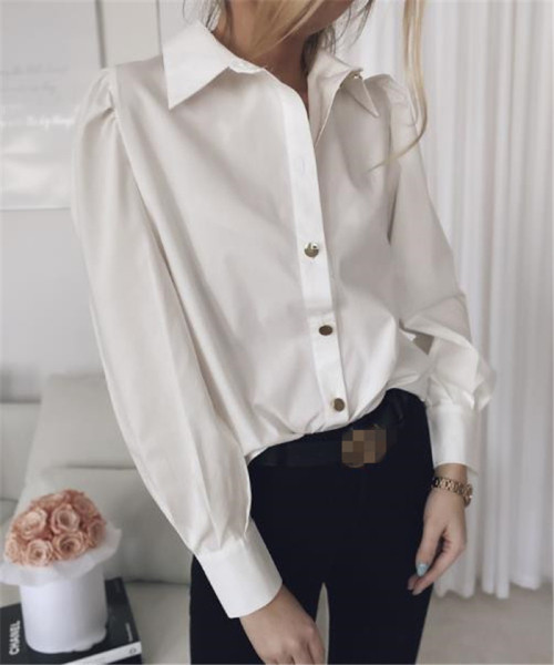 Női ing klasszikus modell három színben - nagy méretben