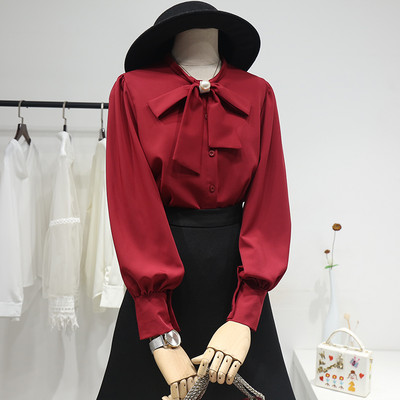 Új modell női ing szalaggal - retro stílusú