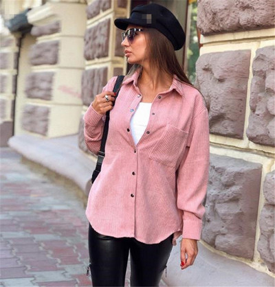 Stori velveto marškiniai su kišene