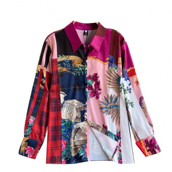 Új modell női ing virágos motívumokkal