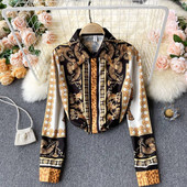 Stílusos női ing klasszikus gallérral