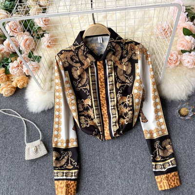 Stílusos női ing klasszikus gallérral