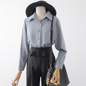 Uue mudeli naiste särk - klassikalise krae ja pikkade varrukatega