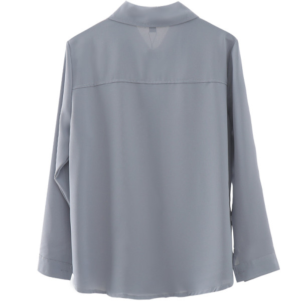 Uue mudeli naiste särk - klassikalise krae ja pikkade varrukatega