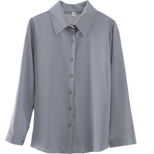 Uue mudeli naiste särk - klassikalise krae ja pikkade varrukatega