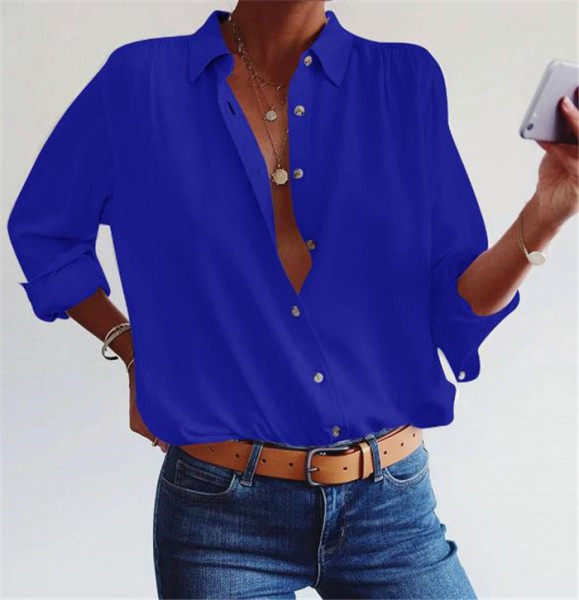 Modern női ing klasszikus modell fehér színben