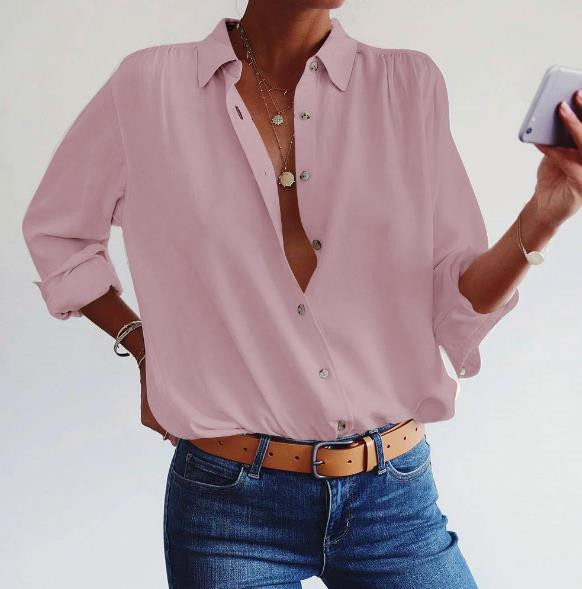 Modern női ing klasszikus modell fehér színben