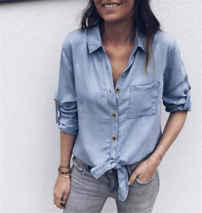 Naiste vabaaja särk vöökoha ja 7/8 varrukatega